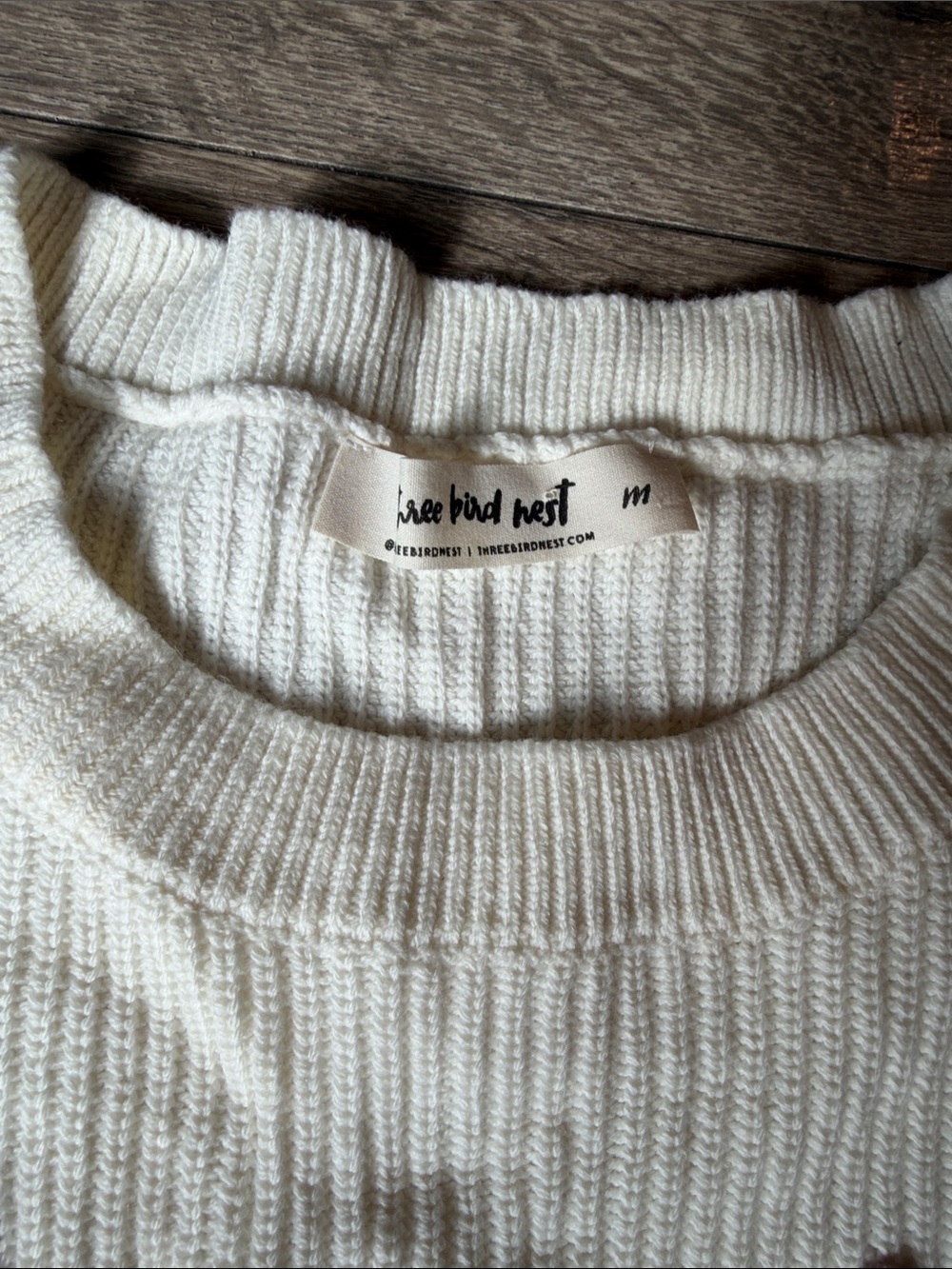 NWOT Three bird Nest knit horse Vest - Picture 3 of 5